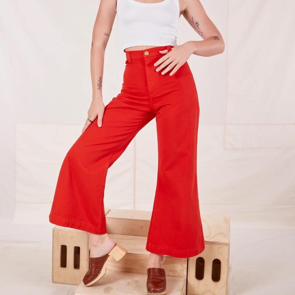 Big Bud Press red bell bottoms size M